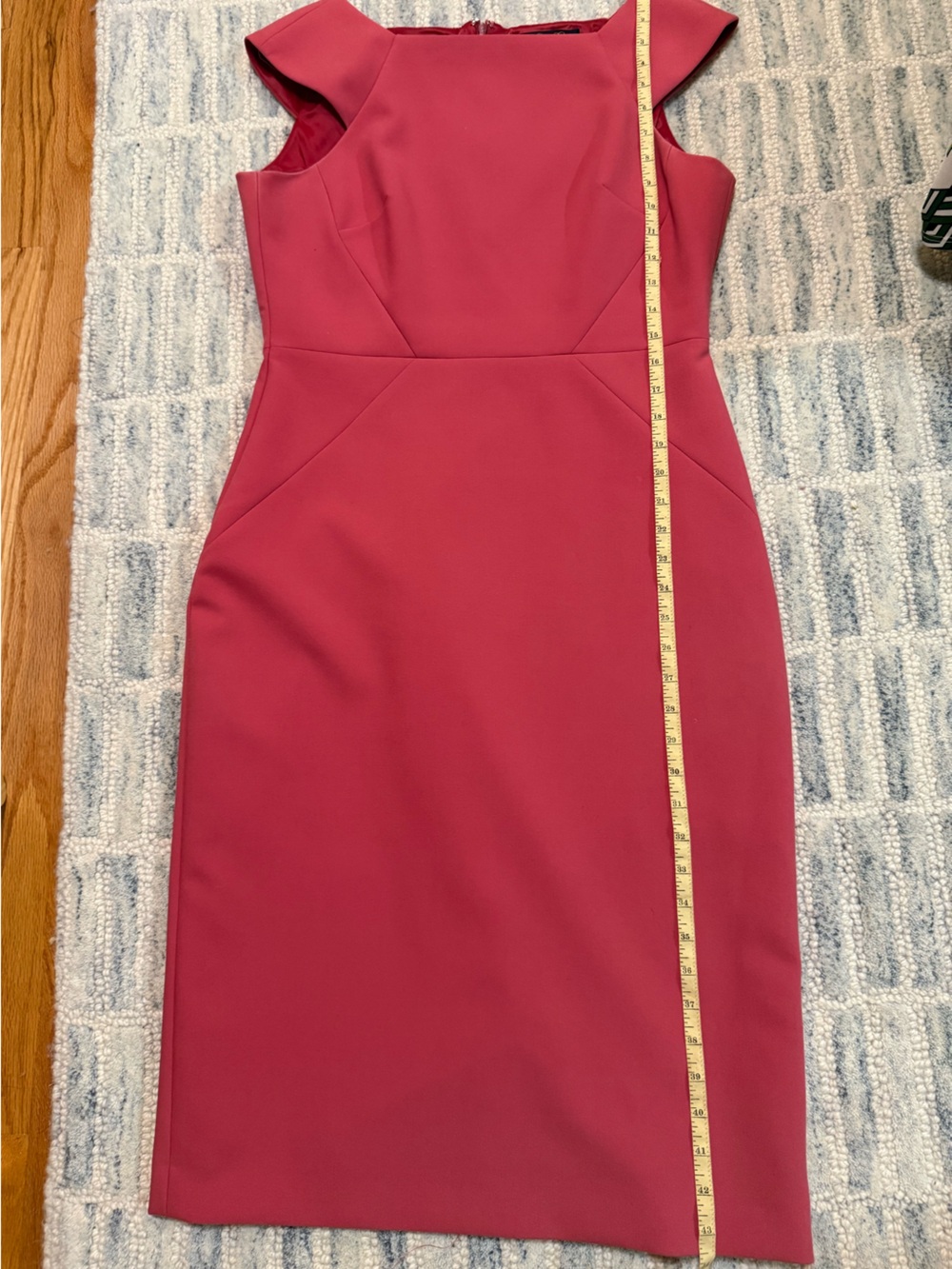 Brooks Brothers Pink (Salmon) Midi Sheath Dress - Picture 4 of 7